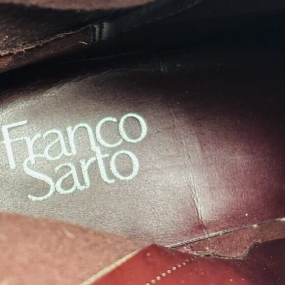 Franco Sarto Women's Giselle Tall Medium Shaft Boot Castagno Leather Size 9W - Picture 13 of 16